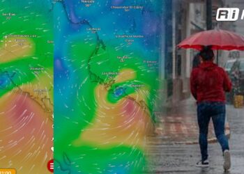 Tormenta tropical “Ileana” se debilita mientras se desplaza hacia el norte de Sinaloa