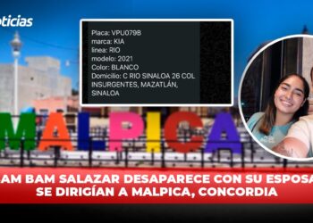Bam Bam Salazar desaparece con su esposa, se dirigían a Malpica, Concordia