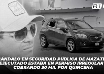 Escándalo en Seguridad Pública de Mazatlán: policía ejecutado estaba en permiso irregular y seguía cobrando 30 mil por quincena