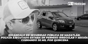 Escándalo en Seguridad Pública de Mazatlán: policía ejecutado estaba en permiso irregular y seguía cobrando 30 mil por quincena