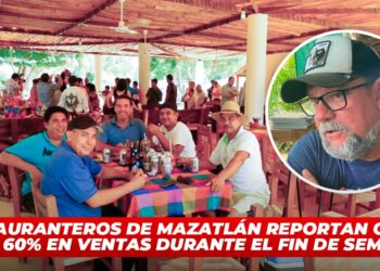 Restauranteros de Mazatlán reportan caída del 60% en ventas durante el fin de semana
