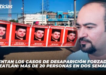 Aumentan los casos de desaparición forzada en Mazatlán: Más de 20 personas en dos semanas