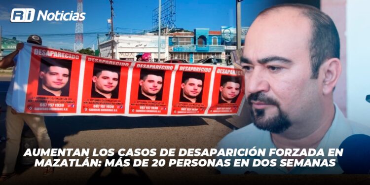 Aumentan los casos de desaparición forzada en Mazatlán: Más de 20 personas en dos semanas