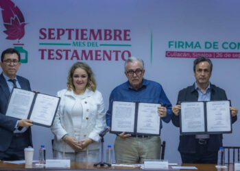 Celebran convenio para la campaña “Septiembre, Mes del Testamento”