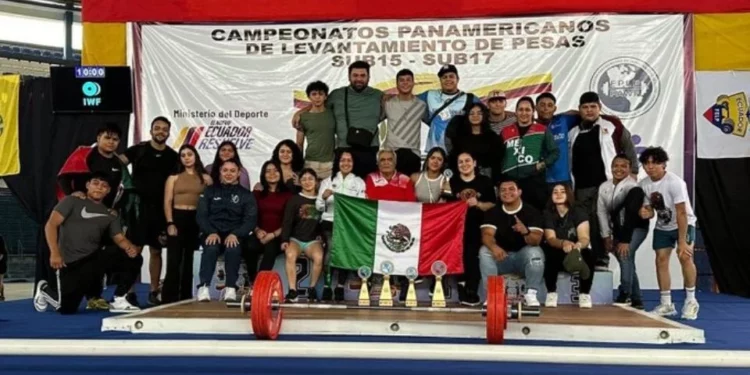 México cierra su participación en el Campeonato Panamericano Juvenil de Halterofilia con 87 medallas