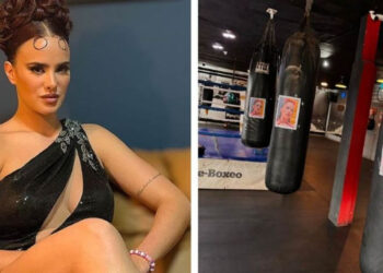 Gimnasio en Monterrey pone la cara de Gala Montes en sacos de boxeo: ¿qué es la violencia simbólica?