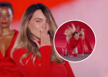 Belinda cumple su sueño de debutar en la Fashion Week de París, pero sufre caída en pleno debut: VIDEO