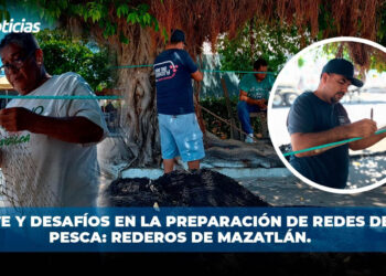 Arte y Desafíos en la Preparación de Redes de Pesca.