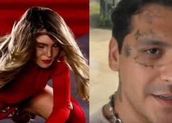 Christian Nodal se habría burlado de incidente de Belinda en evento de moda