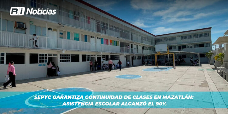 SEPYC garantiza continuidad de clases en Mazatlán: Asistencia escolar alcanzó el 90%