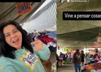 Tras perder ‘La Casa de los Famosos’, Gomita compra ropa de paca en tianguis