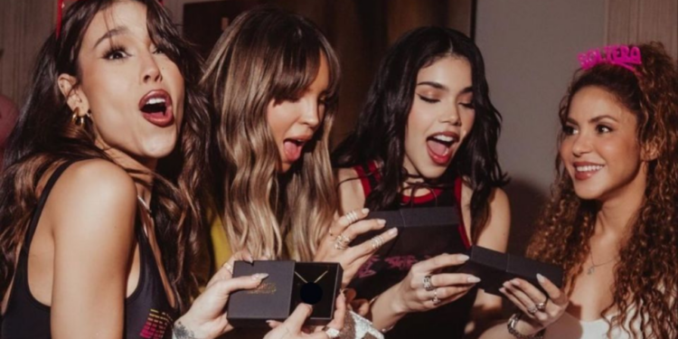 Este es el costoso regalo que Shakira le dio a Belinda, Danna y Kenia Os en su fiesta de “Soltera”