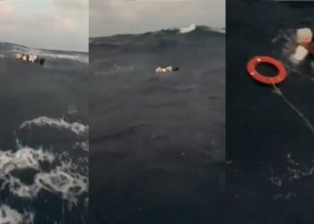 3 marineros sobrevivieron una noche y un día en el bravo mar pero fueron salvados en Yucatán, 12 siguen perdidos