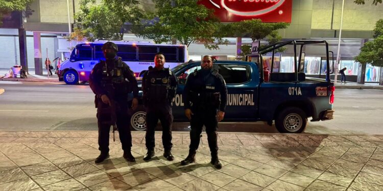 SSP refuerza la seguridad en el primer Cuadro de la Ciudad de Culiacán