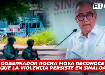 Gobernador Rocha Moya reconoce que la violencia persiste en Sinaloa