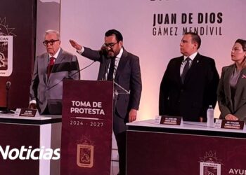 Rinde protesta Juan de Dios Gámez Mendívil como alcalde de Culiacán