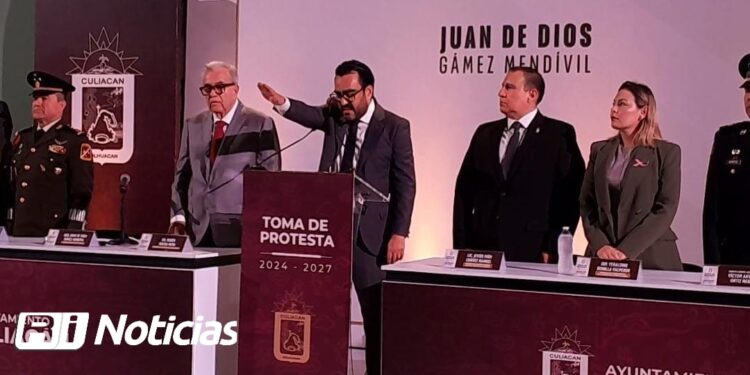Rinde protesta Juan de Dios Gámez Mendívil como alcalde de Culiacán