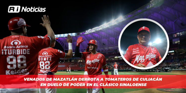 Venados de Mazatlán derrota a Tomateros de Culiacán en duelo de poder en el Clásico Sinaloense