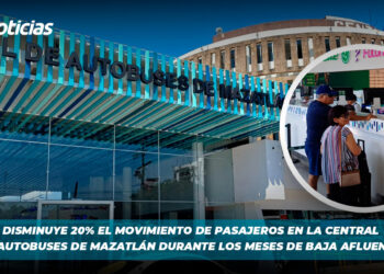 Disminuye 20% el movimiento de pasajeros en la central de autobuses de Mazatlán