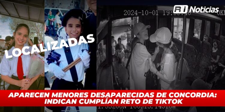 Aparecen menores desaparecidas de Concordia: Indican cumplían reto de TikTok