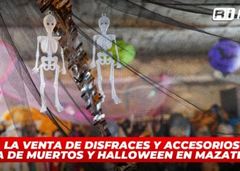Inicia la venta de disfraces y accesorios para Día de Muertos y Halloween en Mazatlán