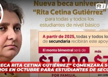 “Beca Rita Cetina Gutiérrez” comenzará sus registros en octubre para estudiantes de secundaria