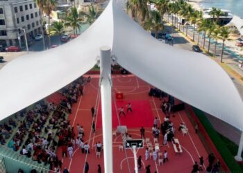 Rehabilitación de la cancha y velaria del Parque Martiniano Carvajal costó más de 2 mdp