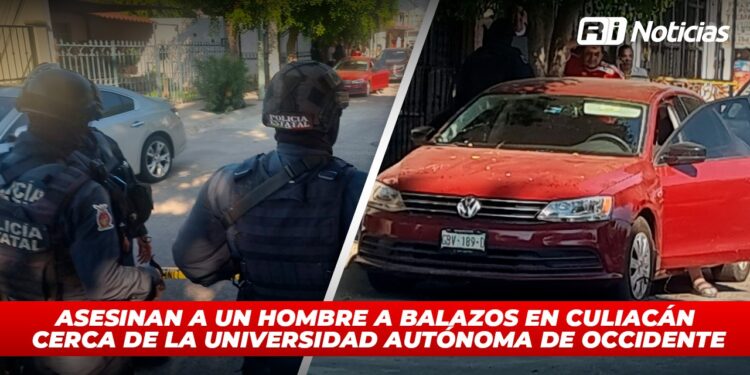Asesinan a un hombre a balazos en Culiacán cerca de la Universidad Autónoma de Occidente