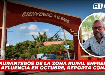 Restauranteros de la zona rural enfrentan baja afluencia en octubre, reporta CONAGAM