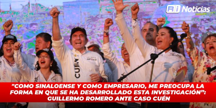 “Como sinaloense y como empresario, me preocupa la forma en que se ha desarrollado esta investigación”: Guillermo Romero ante caso Cuén