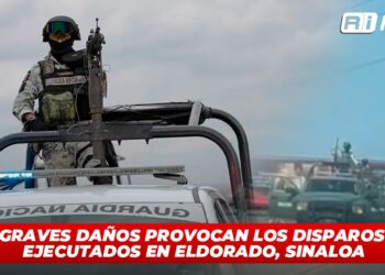 Graves daños provocan los disparos ejecutados en Eldorado, Sinaloa