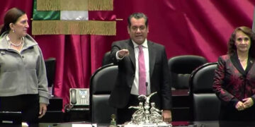 Sergio Gutiérrez Luna rinde protesta como Presidente de la Cámara de Diputados; sustituye a Ifigenia Martínez
