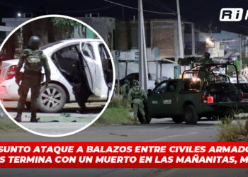 Presunto ataque a balazos entre civiles armados y militares termina con un muerto en Las Mañanitas, Mazatlán
