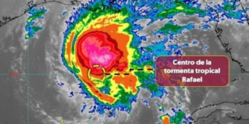 Rafael es tormenta tropical HOY y podría formar trombas marinas