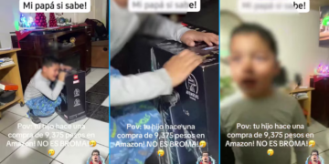 Niño compra en línea Lego de más de 9 mil pesos sin permiso de sus papás; reacción de su familia se hace viral