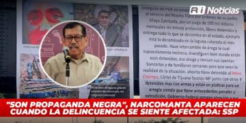 “Son propaganda negra”, narcomantas aparecen cuando la delincuencia se siente afectada: SSP