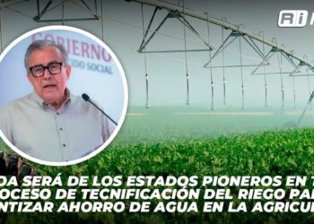 Sinaloa será de los estados pioneros en tener proceso de tecnificación del riego para garantizar ahorro de agua en la agricultura