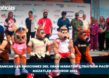 Arrancan las emociones del Gran Maratón y Triatlón Pacífico Mazatlán Chevron 2024