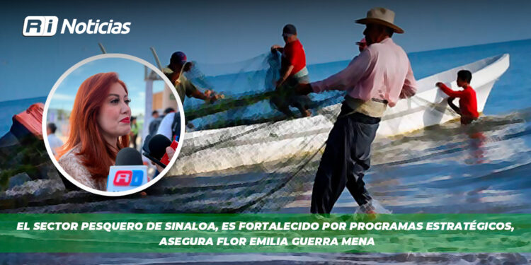 El sector pesquero de Sinaloa, es fortalecido por programas estratégicos, asegura Flor Emilia Guerra Mena
