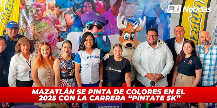 Mazatlán se pinta de colores en el 2025 con la carrera “Píntate 5k”