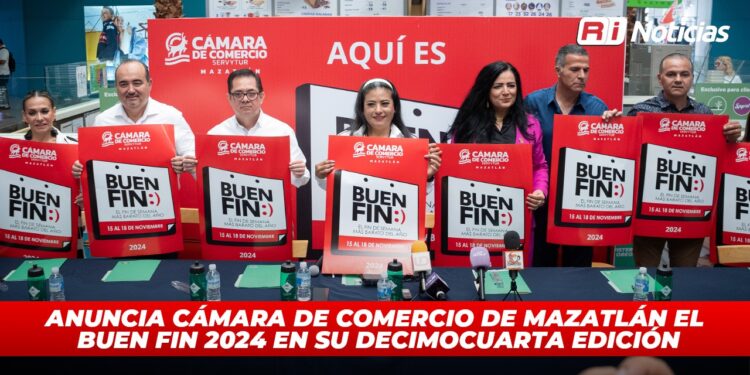 Anuncia Cámara de Comercio de Mazatlán el Buen Fin 2024 en su decimocuarta edición