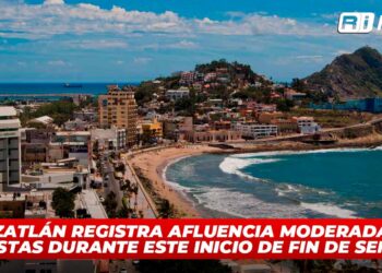 Mazatlán registra afluencia moderada de turistas durante este inicio de fin de semana