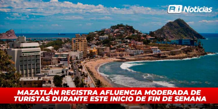 Mazatlán registra afluencia moderada de turistas durante este inicio de fin de semana