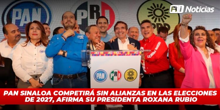 PAN Sinaloa competirá sin alianzas en las elecciones de 2027, afirma su presidenta Roxana Rubio