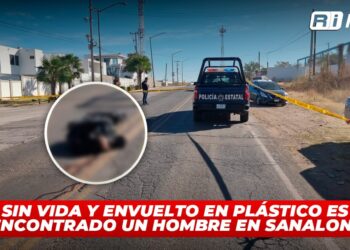 Sin vida y envuelto en plástico es encontrado un hombre en Sanalona