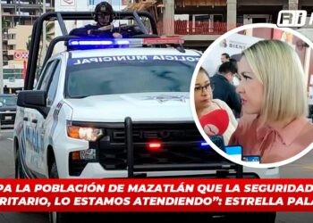 “Que sepa la población de Mazatlán que la seguridad es tema prioritario, lo estamos atendiendo”: Estrella Palacios