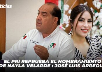 El PRI reprueba el nombramiento de Nayla Velarde: José Luis Arreola