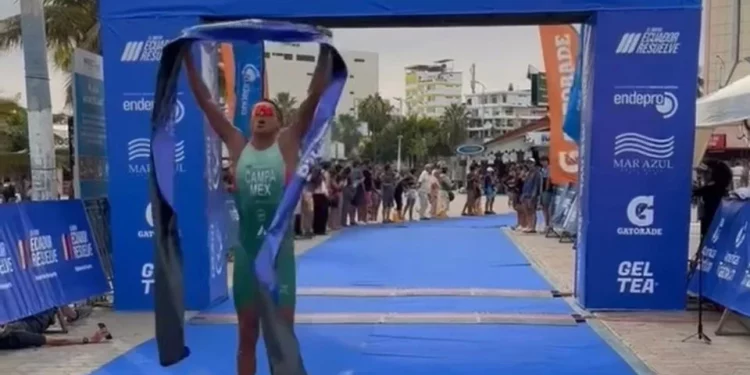 El mexicano Dylan Campa conquista la medalla de oro en la Copa de las Américas de Triatlón