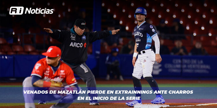 Venados de Mazatlán pierde en extrainnings ante Charros en el inicio de la serie