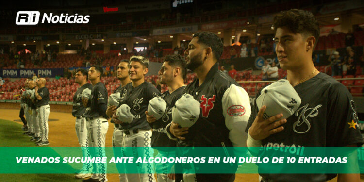 Venados sucumbe ante Algodoneros en un duelo de 10 entradas